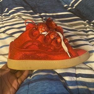 lanvin curb sneaker, only wore twice, easy clean up, box included!!